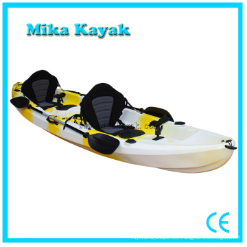 3 personnes Ocean Whitewater Kayak Bateaux de pêche Canoë en plastique